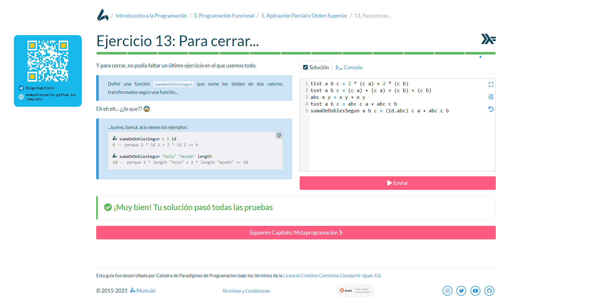 Ejemplo de ejercicio D realizado